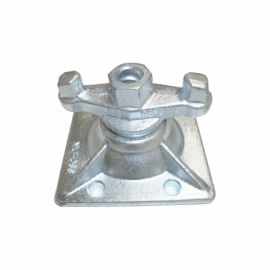 Écrou articulé serti sur Plaque