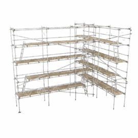 Echafaudage tube et collier