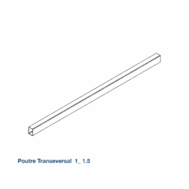 Poutre transversale 1 _ 1,5