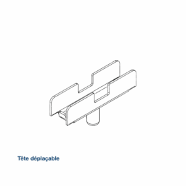 Tête déplaçable