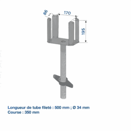Fourche de Réglage H20